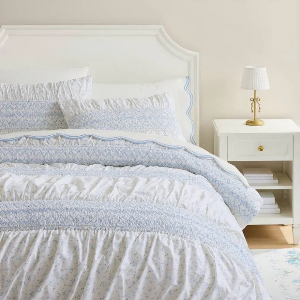 LoveShackFancy Prairie Wildflower Quilt + Sham Blue/Pottery Barn Twin/Twin XL
